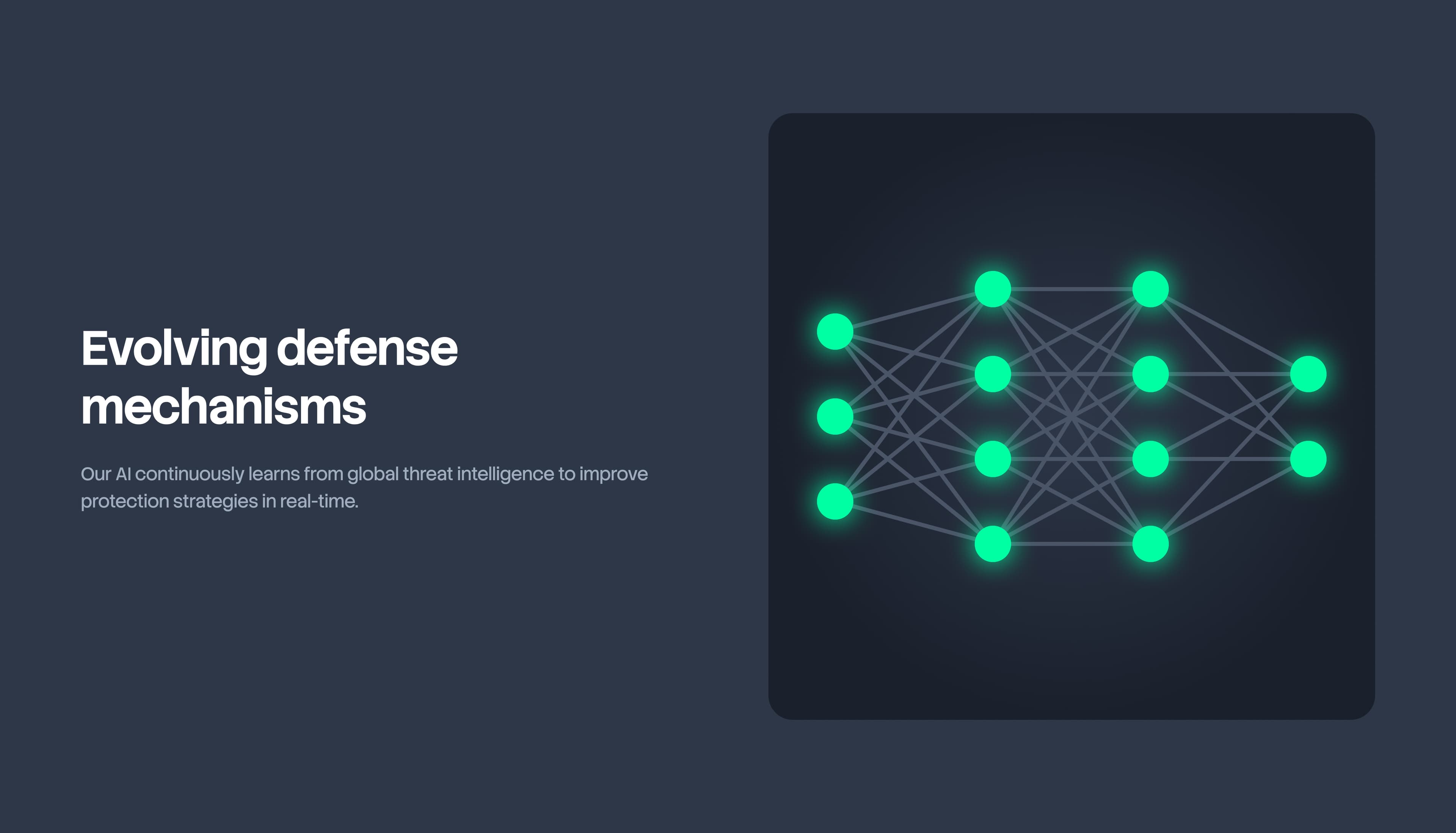 Animated neural lattice representing Cipher AI learning